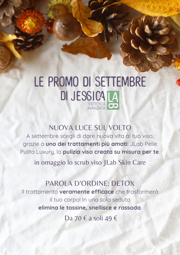 Offerta di settembre di Jessica Lab